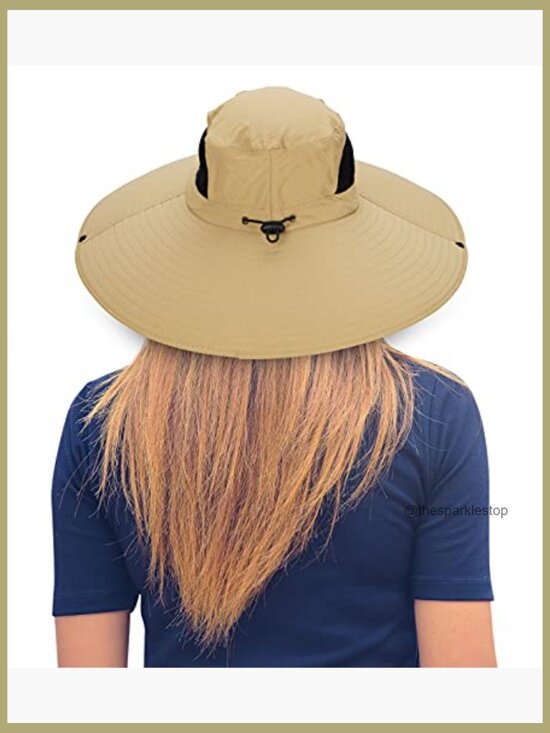 UPF50+ Waterproof Wide Brim Bucket Hat for Fishing Hiking Camping main image 6
